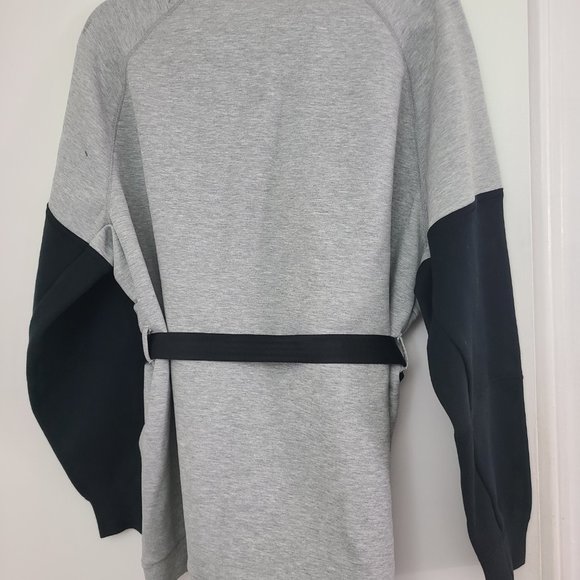 NWT Oversized Nike Tech Fleece Mock Neck Dress Women’s XS Heathered Gray - Picture 5 of 5